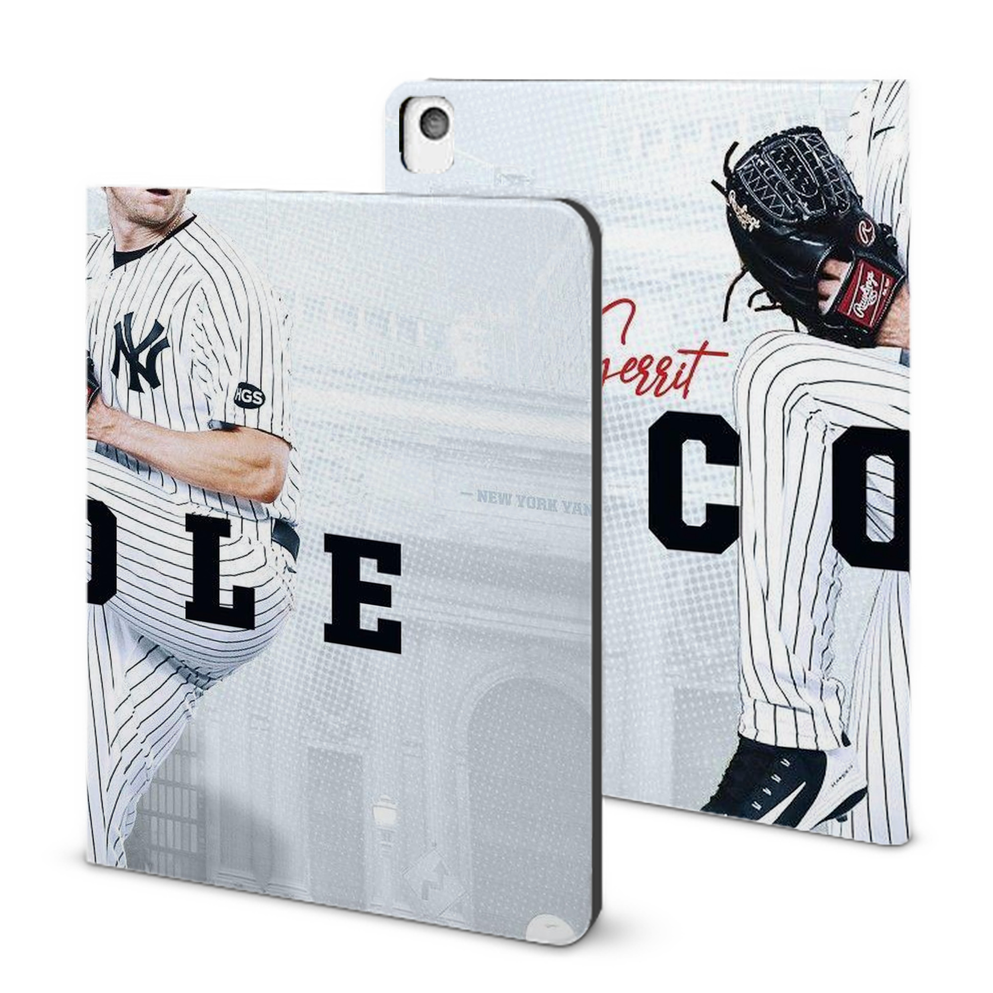 Gerrit Cole 24 IPad Book-Style Case With Pencil Slot – Slim PU & TPU Cover – Full Protection, Precise Fit, Water & Scratch Resistant